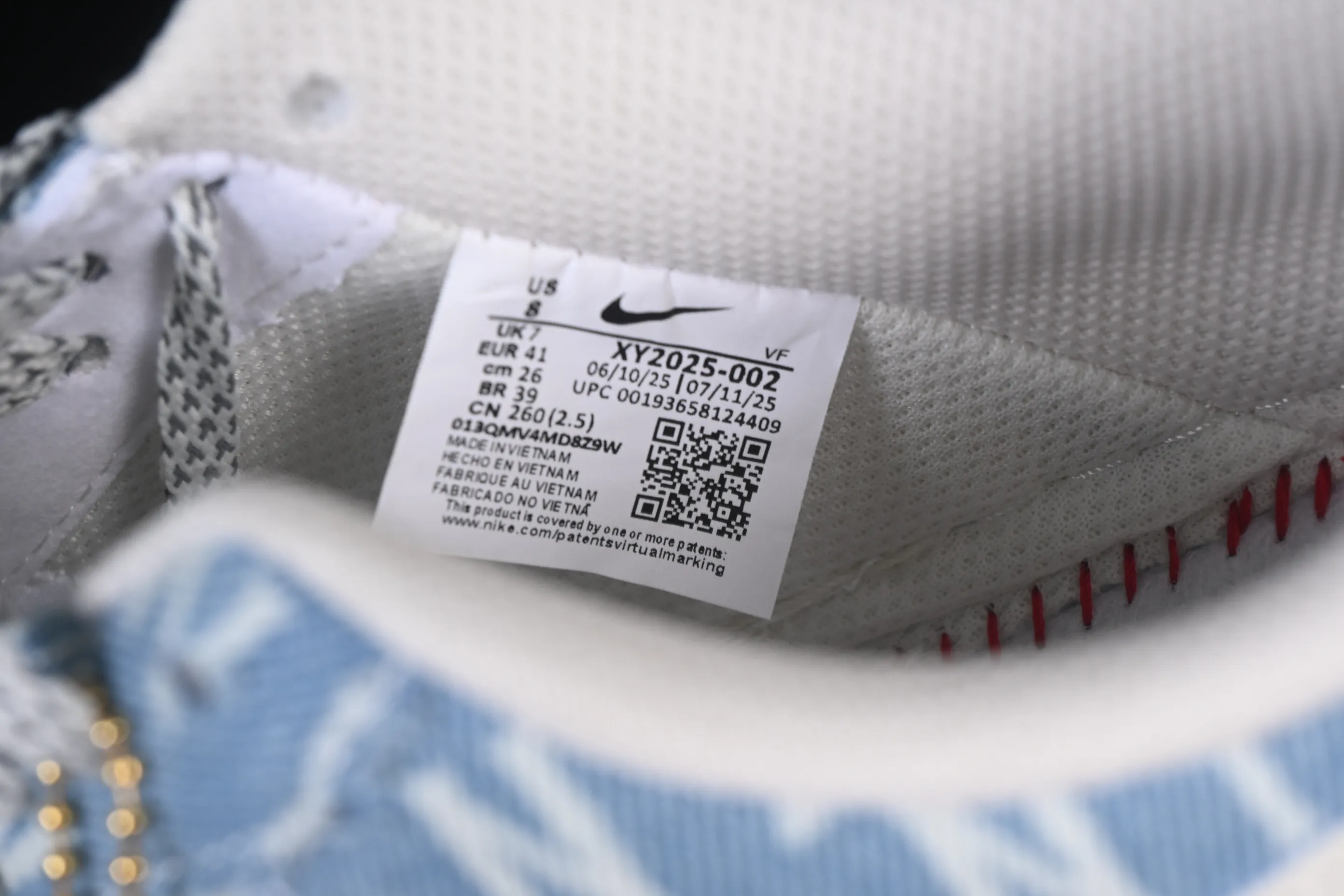 All categories Nk Air Force 1 Air Force series Nk Air Force 1 Low Air Force low-top Nike Air Force 1'07 Low light blue denim Air Force 1 low-top casual sneakers XY2025-002